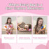19.6 inch 5 Set Muiteiur Pink Dinosaur Stuffed Animals, Soft Dinosaur Stuffed with Cute Babies T-Rex Zippered Belly