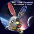 Set Sets 12+, 1377PCS Mechanical Rabbit Building - Punk Style Animal Collection Toy Robot Bunny with LED Light Neon