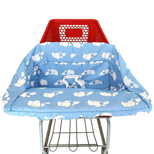 Portable Shopping Cart Cover | High Chair and Grocery Cart Covers for Babies, Kids, Infants & Toddlers Includes Free