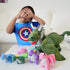 7Pcs Dragon Plush Toy Set, Dinosaur Stuffed Animals with 4 Baby Dragons & 2 Eggs, Birthday Gift for Kids