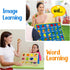 62 Felt Board Pieces for Learning Fruits and Vegetables, Felt Flannel Board for Kindergarten, Preschool, Toddlers