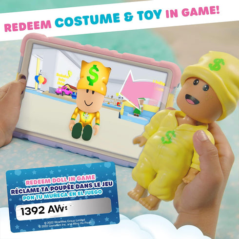 Twilight Daycare Collectible Baby Dolls – Mystery Metaverse Doll for Online Game, 1 Count