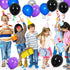 Blue Black Purple Balloon Arch Garland Kit - 125PCS for Video Game Birthday Decorations