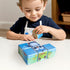 3D Magnetic Cubic Jigsaw Puzzle Toys for Toddlers - Large Building Blocks Cubes 1.65 Inches for Kids 3-5