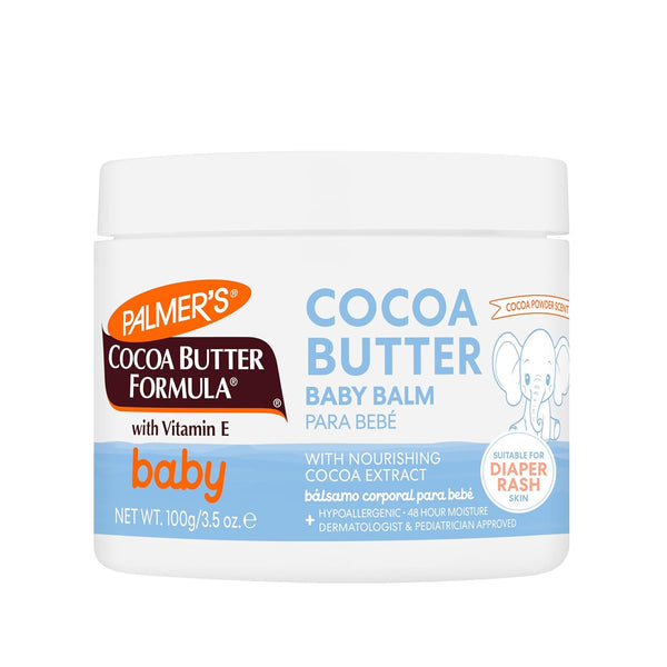Palmer's Baby Balm, Cocoa Butter Formula Hydrating Baby Cream, 3.5 Oz, Nourishing