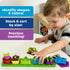 Learning Resources Stacking Shapes Garden, Fine Motor Skills, Stacking and Sorting Puzzle Board, Montessori Toddler