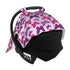 Mcewoel Butterfly Car Seat Canopy Cover for Baby, Nursing Cover for Newborn, Pink Butterfly Baby Girl Stuff Stroller