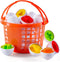 Prextex Easter Eggs Educational Puzzle in a Basket (12 Eggs) - Baby Easter Basket Toddler Toy Gifts