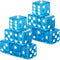 12 Pcs 19 mm Casino Dice Acrylic Light Blue Translucent D6 Dice