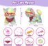 YH YUHUNG Walking Cat Toys for Kids - Remote Control Rainbow Kitty Robot Cat with Interactive Playset for Ages 3+