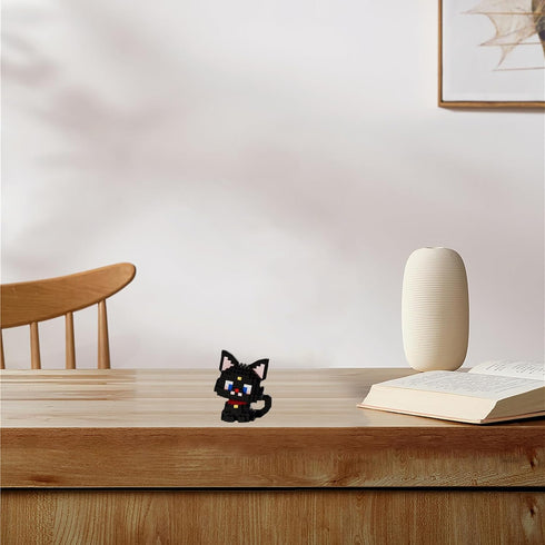 344 Mini Cat Building Blocks for Adult Party Favors Gift Pcs (Black Cat)
