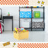 Yoojahow 3 Pack Closet Storage Baskets Waterproof Canvas with Leather Handles Storage Bins Basket Organizer Collapsible
