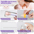 Set, VOOWO Baby Bottle Brush & Drying Rack, Portable Travel Kit - Silicone Bottle & Nipple Brush Straw Cleaner (Purple)