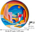 Bgraamiens 1000 Pieces Distance 3D Visual Sunrise Round Puzzle for Adults, Modern Art Challenge