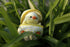Plushland Plush Stuffed Animal - 6 Inches Zip Up Egg Hideaway Cute Yellow Pastel and Polka Dot Easter Colors Gift