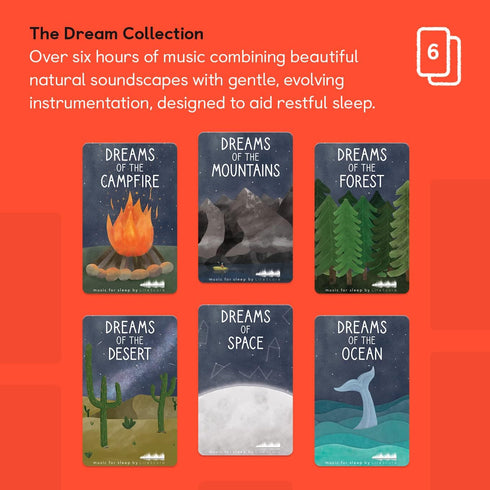 6 Yoto The Dream Collection by LifeScore Kids Musical Cards for Use with Player & Mini Audio Device, Educational
