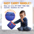 10-Piece Playset, Hammer, My First Tool Box Baby, Soft Plush Sensory Baby Tool with Electric Drill, Saw, Wrench