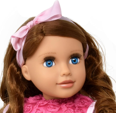 Gift Boutique 18 Inch Girl Doll - Fashion Doll with Fine Hair, Pink Shoes, Accessories for Girls