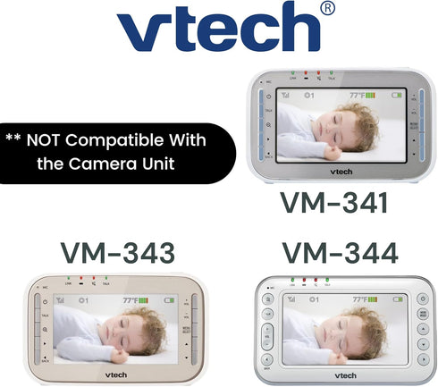 9.7ft Extra Long Cord for VTech VM341, VM343, VM344 Handheld Monitor Unit, NOT for Camera Unit, Also for Babysense V24US & Motorola Baby Monitors (List Below)