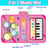 Toys for 1 Year Old Girl - 2 in 1 Piano Mat Montessori Educational Toy for 1 to 3 Year Old Girls