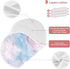 decor gift 4 Pack 22x11in Cotton Newborns Burp Cloths Breathable Pink and Light Blue Marble Texture Baby spit up Rags