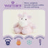 warmies Junior Microwavable & Weighted Stuffed Animals, Unicorn - Heated Stuffed Animal Plushie for Warmth & Comfort