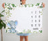 Baby Monthly Milestone Blanket Elephant, Safari Baby Photo Blanket, Gift for New Moms, 50"x40"
