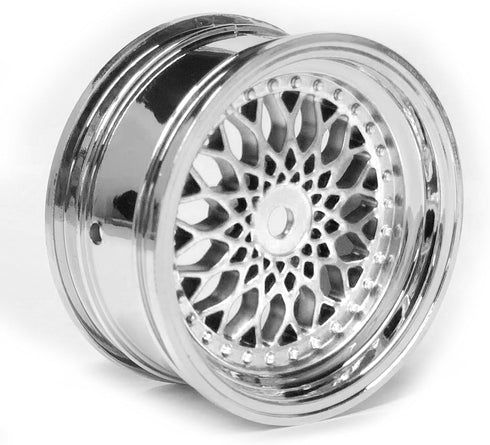 4PCS 52mm Diameter Plastic Plating Wheel Rims - Hex 12mm for 1:10 RC On-Road Drift Racing Car Parts