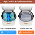 4 9 Pack, Mancro Breastmilk Cooler Bag for Travel, Fits Baby Bottles Up to Ounce, Baby Bottle bag with Ice Insulation