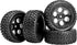 RC Station 12mm Hex RC Wheels and Tires for Hyper Go H16BM H14BM, 1/14 1/16 with Foam Inserts