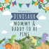 Dinosaur Baby Shower Pins for Mommy Daddy Grandma, Jungle Family to Wear, It's a Boy Baby Sprinkle