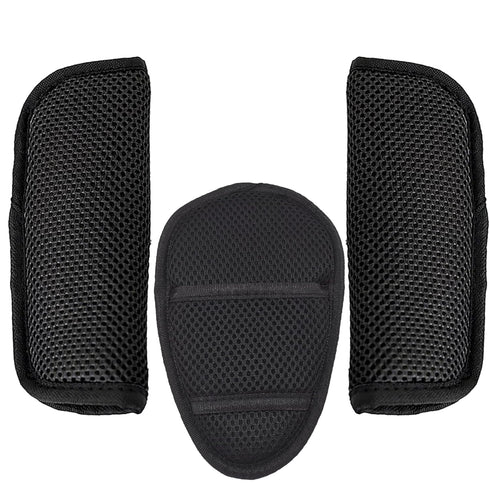 LiXiongBao 3 Pack Seat Straps Shoulder Pads, Stroller Strap Crotch Cushion,Soft Seat Straps