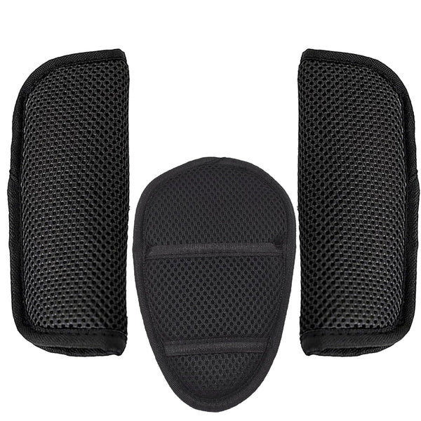 LiXiongBao 3 Pack Seat Straps Shoulder Pads, Stroller Strap Crotch Cushion,Soft Seat Straps