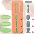 3 Pack Baby Diaper Cream Spatula Diaper Spatulas Soft Silicone Diaper Cream Applicator Baby Butt Paste Spatula Brush