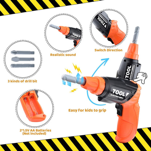 Set 3 4 5 3 4 5 Kids Tool Toddlers Tool Kit Kids Toddlers Tool Belt Year Old Construction Tools Toys for Boys Birthday