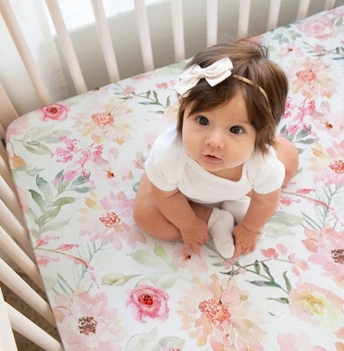 Premium Girls Crib Sheets | Ultra-Soft Bedding for Crib Mattress Toddler Beds | Comfort and Elegance by Max&So