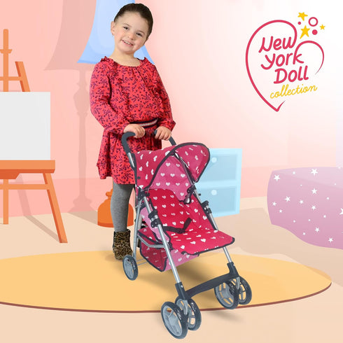 8 28 Baby Doll Stroller for Toddler Girls & Big Kids up to Years Old | Baby Stroller for Dolls, Toy Baby Stroller