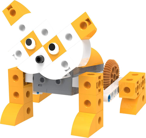 8 Thames & Kosmos Kids First Robot Pet Shop: Owls, French Bulldogs, Sloths & More! STEM Experiment Kit for Young