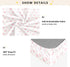 miaozhen 1 Pack 52x28 Cotton Crib Sheets for Baby Boys Girls Soft Abstract Art Heart Peach Toddler Mattresses