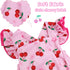 BABESIDE Reborn Baby Doll Clothes, Cherry Pattern Outfits for 17-22 Inch Baby Dolls with Headband
