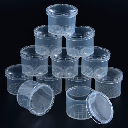 Coopay 16 Pieces Bug Viewer, Critter Insect Cage Magnifying Container, Science Nature Exploration Tools