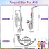 Treela Set of 3 Musical Instruments, Saxophone Trumpet and Horn for Beginners, Colorful Keys Coded for Boys Girls