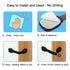 Fursafe&Q Cabinet Locks Baby Proofing, Child Safety Strap Locks Adhesive Black - Child Proof Fridge Lock Drawer Door