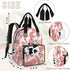 Mularoka Backpack Backpack Milk Cow Tattoo Diaper Bag with Insulated Pockets USB Charging Port for Work Travel Holiday