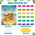 WERNNSAI Pin The Feather on The Tiki Party Game, Hawaiian Luau Supplies for Kids with Aloha Poster