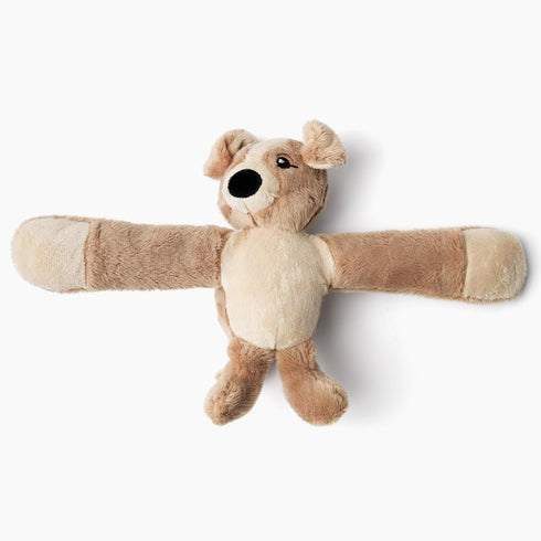 2+ HUGIMALS Hug Babies Charlie the Puppy Cute Mini Plush Stuffed Animal Bracelet for Kids | Soft & Cuddly Portable