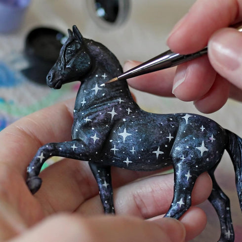Breyer Horses Stablemates Fantasy Horse Paint Set, 5 Piece Set, 1:32 Scale, Model #4235 (Yellow)