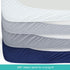 4 Pack Crib Sheets for Boys and Girls Fitted - Breathable, Soft Microfiber Baby Sheets in Grey, Navy and White