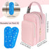 ZIOZERTT Pack,Portable Breastmilk Cooler Travel bag with Ice Breastmilk Cooler Bag with Buckle Handle,Insulated
