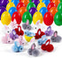QXCMFNI 30 Pack Prefilled Easter Eggs with Plush Bunnies,Pre Filled Easter Eggs with